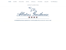 Tablet Screenshot of albatrosguesthouse.co.za